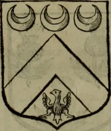 An illustration from Histoire généalogique et chronologique de la maison royale de France, des pairs, grands officiers de la couronne & de la maison du roy & des anciens barons du royaume : avec les qualitez, l'origine, le progrés & les armes de leurs familles; ensemble les statuts & le catalogue des chevaliers, commandeurs, & officiers de l'ordre du S. Esprit : le tovt dressé svr titres originaux, svr les registres des chartes du roy, du parlement, de la chambre des comptes, & du châtelet de Paris, cartulaires, manuscrits de la bibliotheque du roy, & d'autres cabinets curieux, 1726, leaf 371