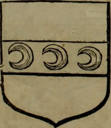 An illustration from Histoire généalogique et chronologique de la maison royale de France, des pairs, grands officiers de la couronne & de la maison du roy & des anciens barons du royaume : avec les qualitez, l'origine, le progrés & les armes de leurs familles; ensemble les statuts & le catalogue des chevaliers, commandeurs, & officiers de l'ordre du S. Esprit : le tovt dressé svr titres originaux, svr les registres des chartes du roy, du parlement, de la chambre des comptes, & du châtelet de Paris, cartulaires, manuscrits de la bibliotheque du roy, & d'autres cabinets curieux, 1726, leaf 70
