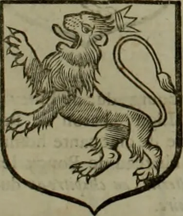 An illustration from Histoire généalogique et chronologique de la maison royale de France, des pairs, grands officiers de la couronne & de la maison du roy & des anciens barons du royaume : avec les qualitez, l'origine, le progrés & les armes de leurs familles; ensemble les statuts & le catalogue des chevaliers, commandeurs, & officiers de l'ordre du S. Esprit : le tovt dressé svr titres originaux, svr les registres des chartes du roy, du parlement, de la chambre des comptes, & du châtelet de Paris, cartulaires, manuscrits de la bibliotheque du roy, & d'autres cabinets curieux, 1726, leaf 76
