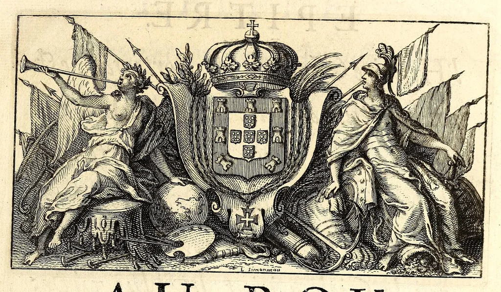 An illustration from Histoire générale de Portugal., 1700, leaf 11