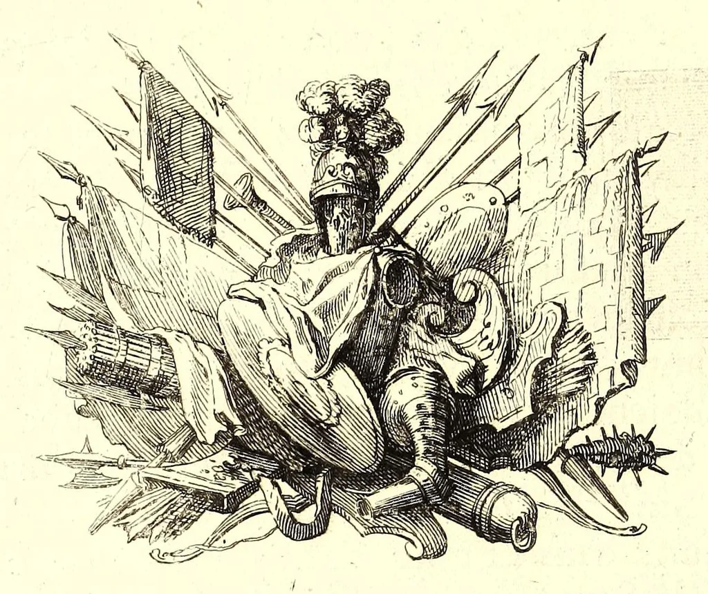 An illustration from Histoire générale de Portugal., 1700, leaf 136