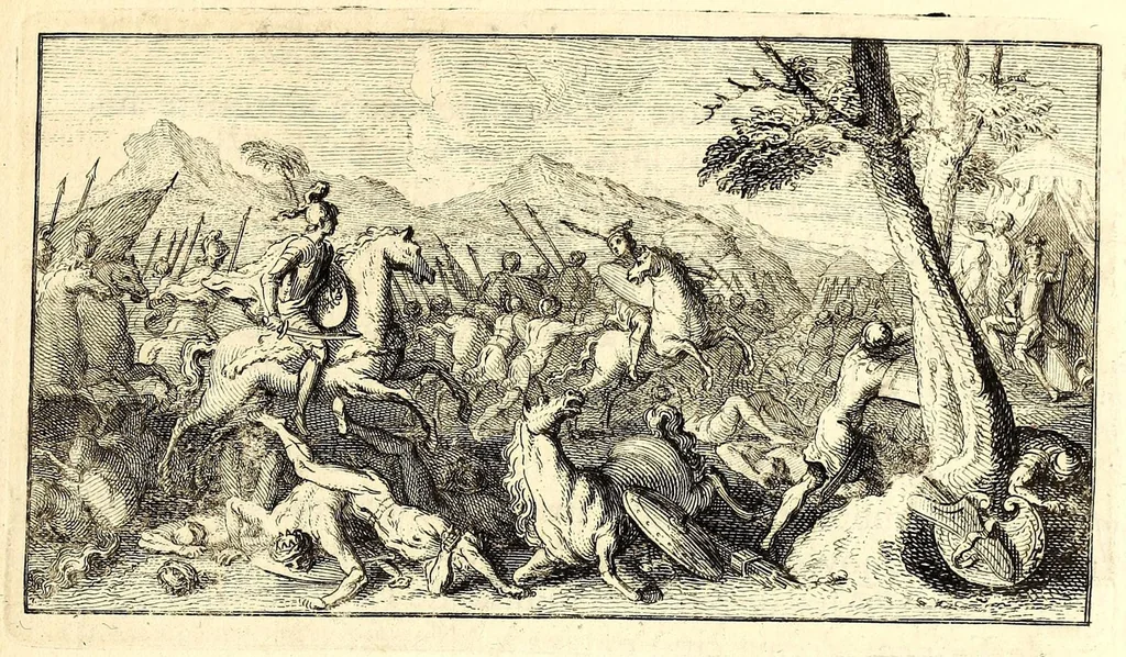 An illustration from Histoire générale de Portugal., 1700, leaf 137
