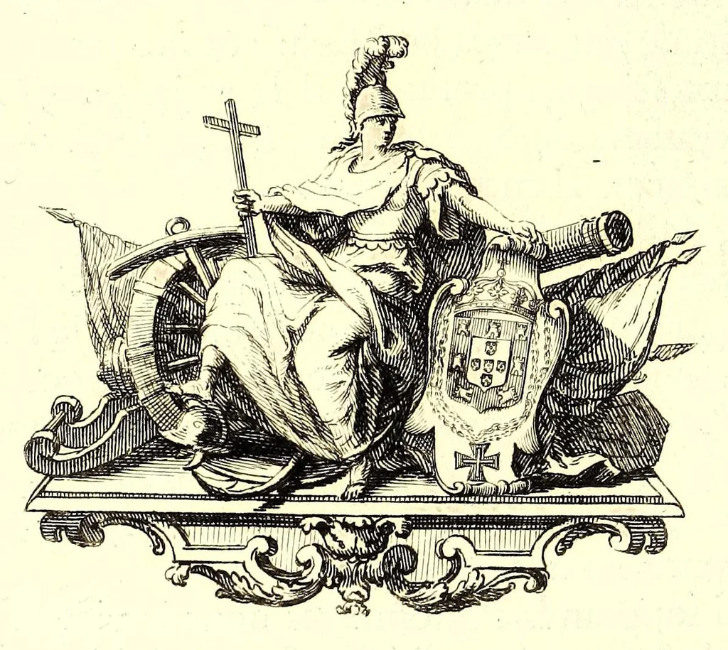 An illustration from Histoire générale de Portugal., 1700, leaf 176