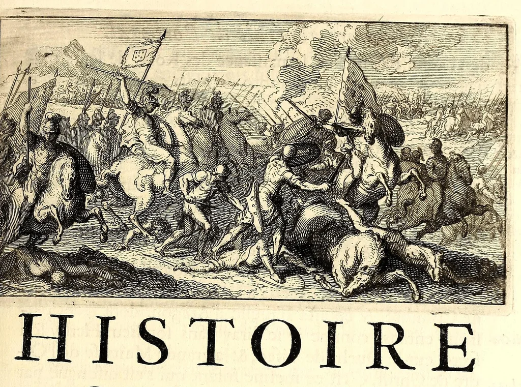 An illustration from Histoire générale de Portugal., 1700, leaf 373