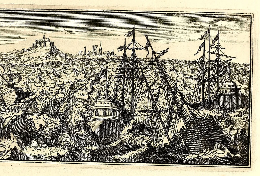 An illustration from Histoire générale de Portugal., 1700, leaf 465