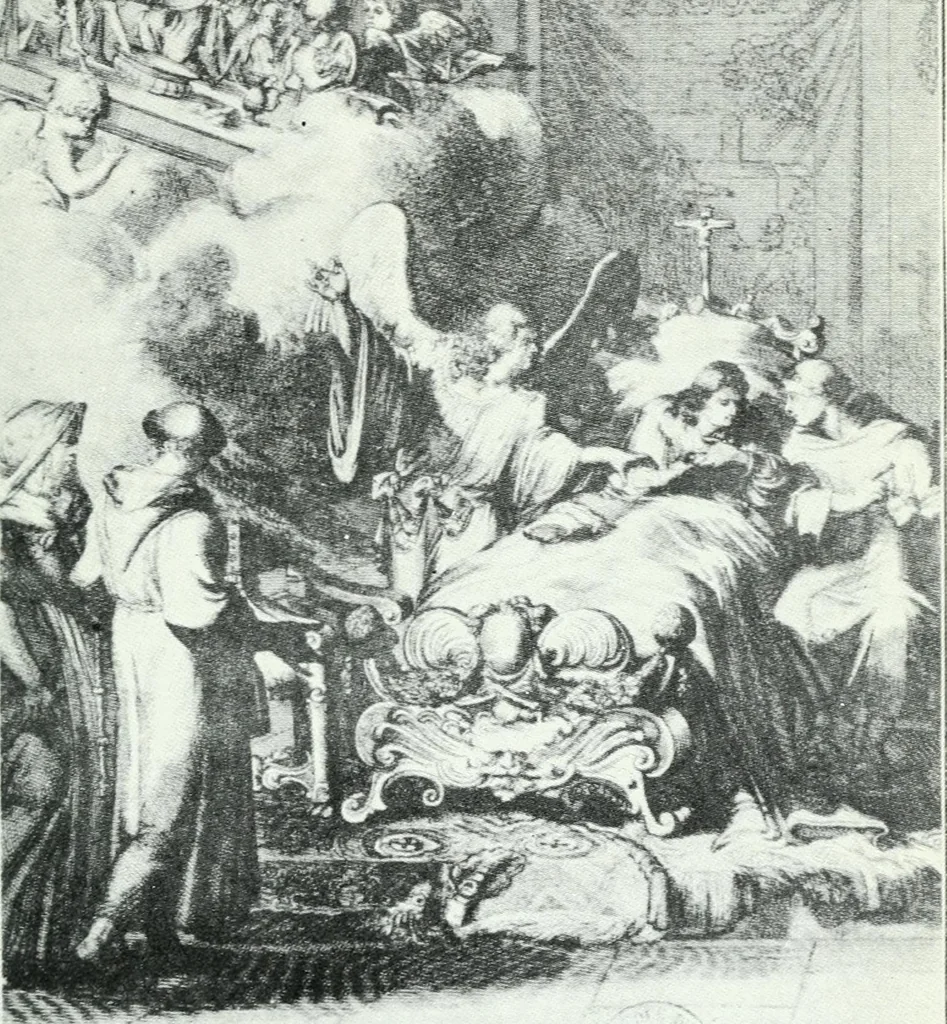 An illustration from Histoire littéraire du sentiment religieux en France depuis la fin des querres de religion jusqu'à nos jours, 1916, leaf 352