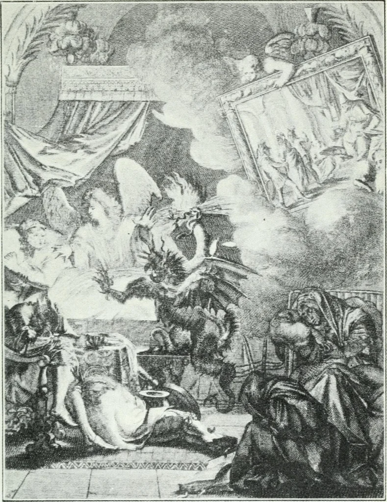 An illustration from Histoire littéraire du sentiment religieux en France depuis la fin des querres de religion jusqu'à nos jours, 1916, leaf 386
