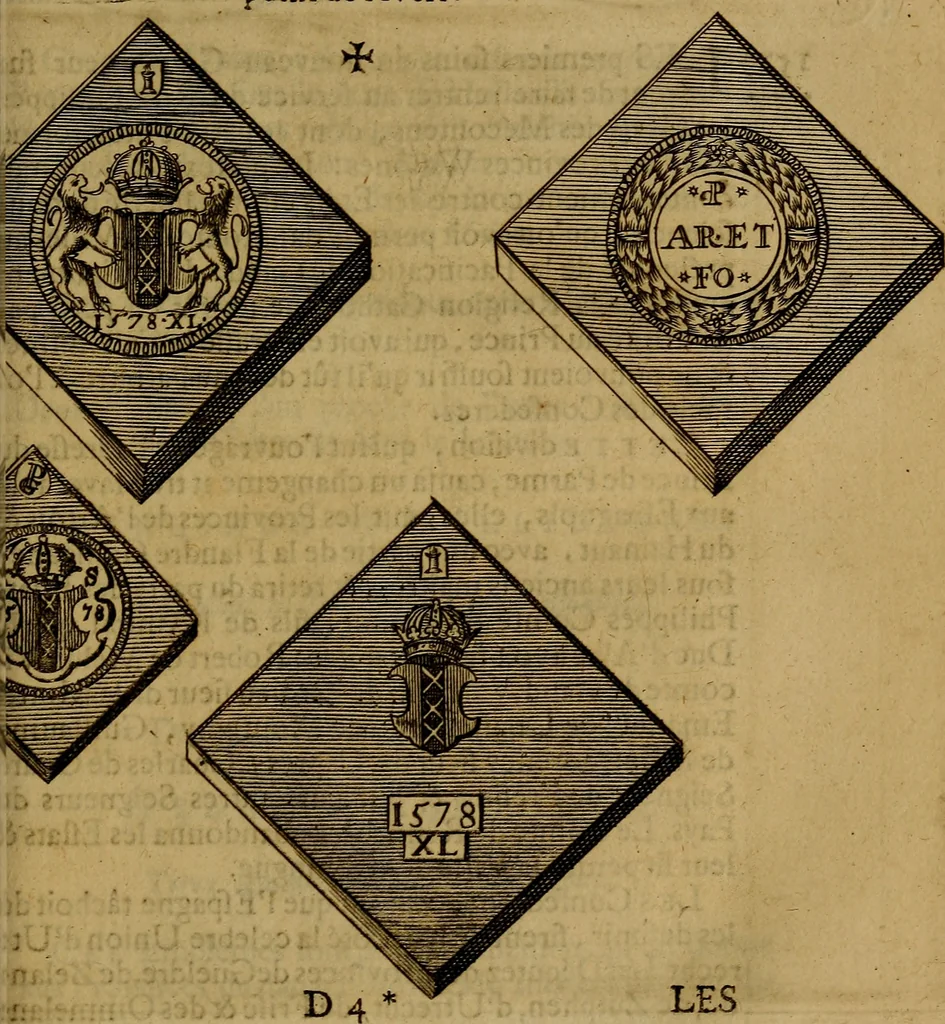 An illustration from Histoire metallique de la republique de Hollande., 1688, leaf 104