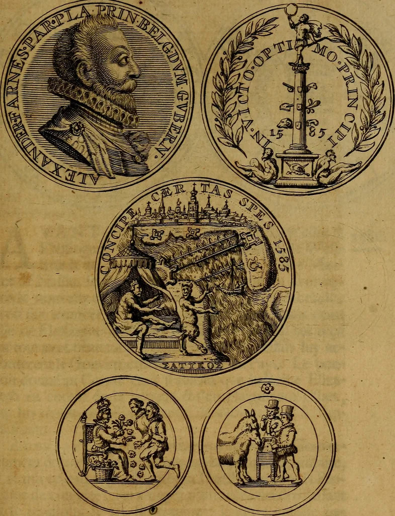 An illustration from Histoire metallique de la republique de Hollande., 1688, leaf 140