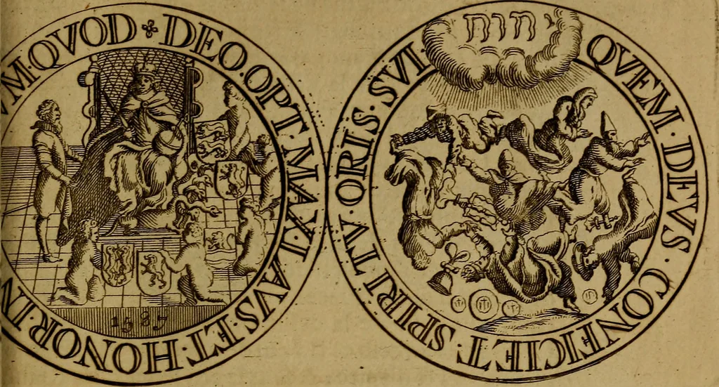An illustration from Histoire metallique de la republique de Hollande., 1688, leaf 148