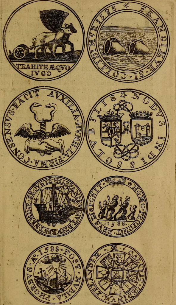 An illustration from Histoire metallique de la republique de Hollande., 1688, leaf 154