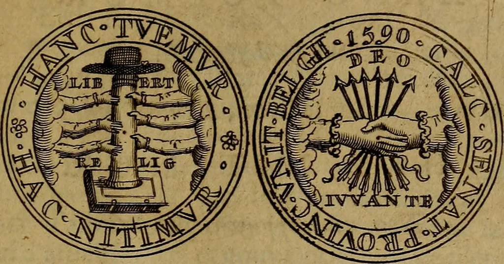 An illustration from Histoire metallique de la republique de Hollande., 1688, leaf 170