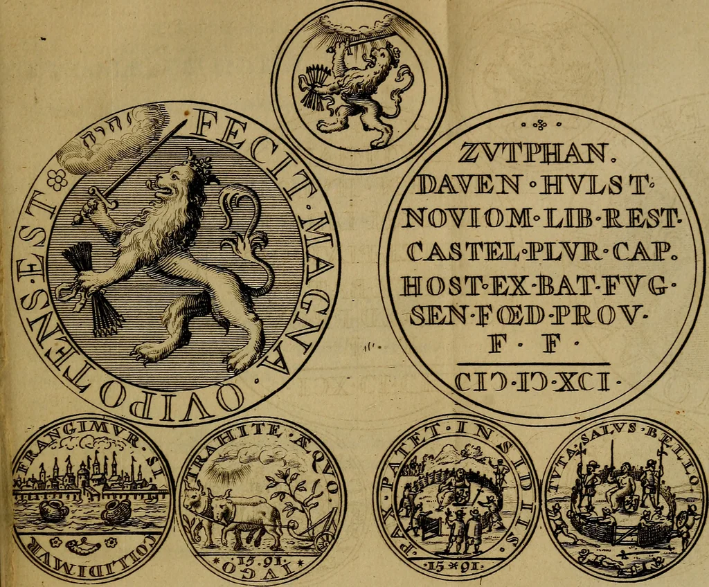 An illustration from Histoire metallique de la republique de Hollande., 1688, leaf 174