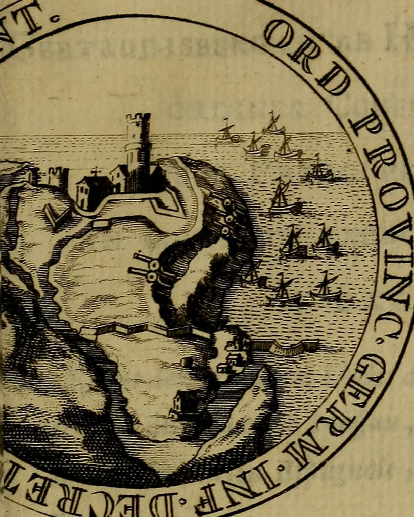 An illustration from Histoire metallique de la republique de Hollande., 1688, leaf 184