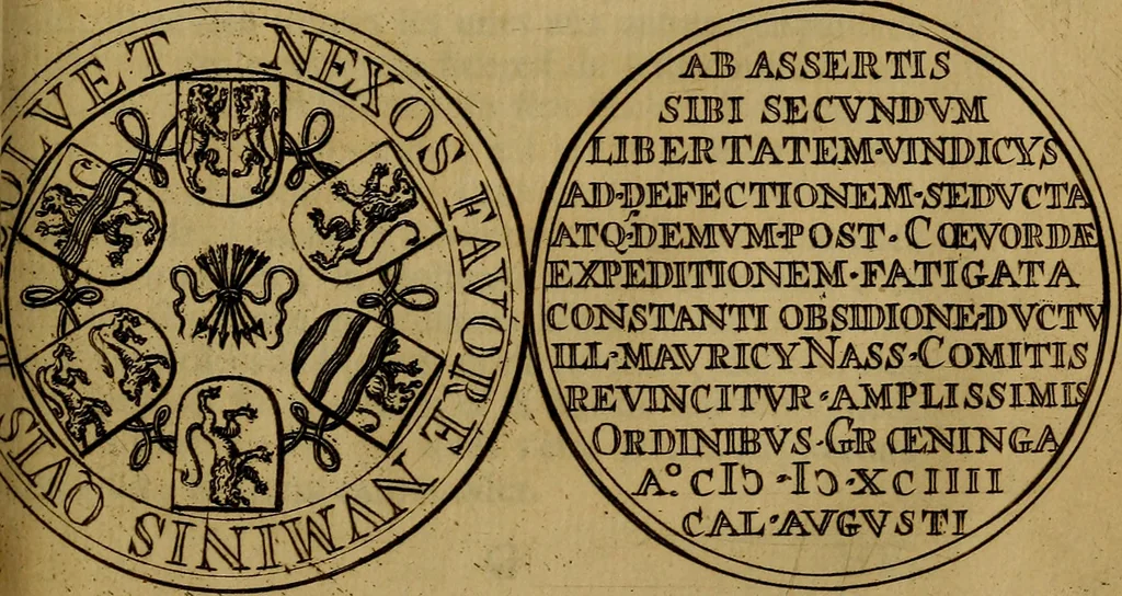 An illustration from Histoire metallique de la republique de Hollande., 1688, leaf 190
