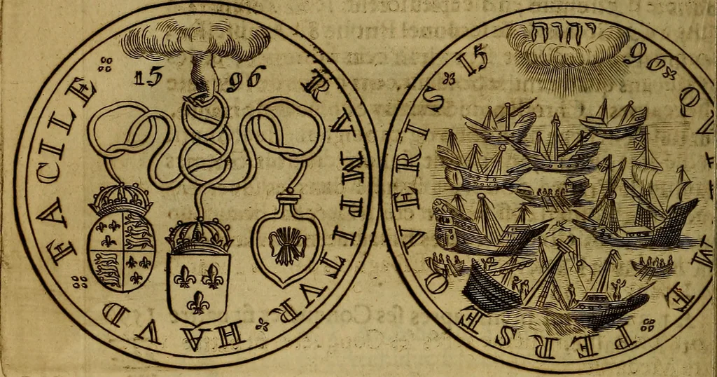 An illustration from Histoire metallique de la republique de Hollande., 1688, leaf 201