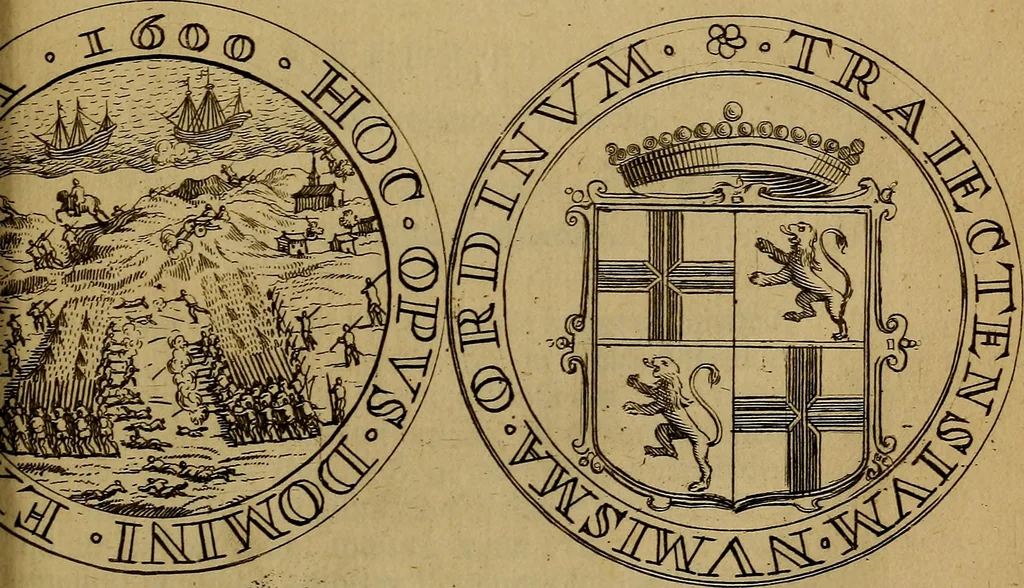 An illustration from Histoire metallique de la republique de Hollande., 1688, leaf 228