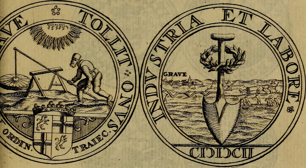 An illustration from Histoire metallique de la republique de Hollande., 1688, leaf 244