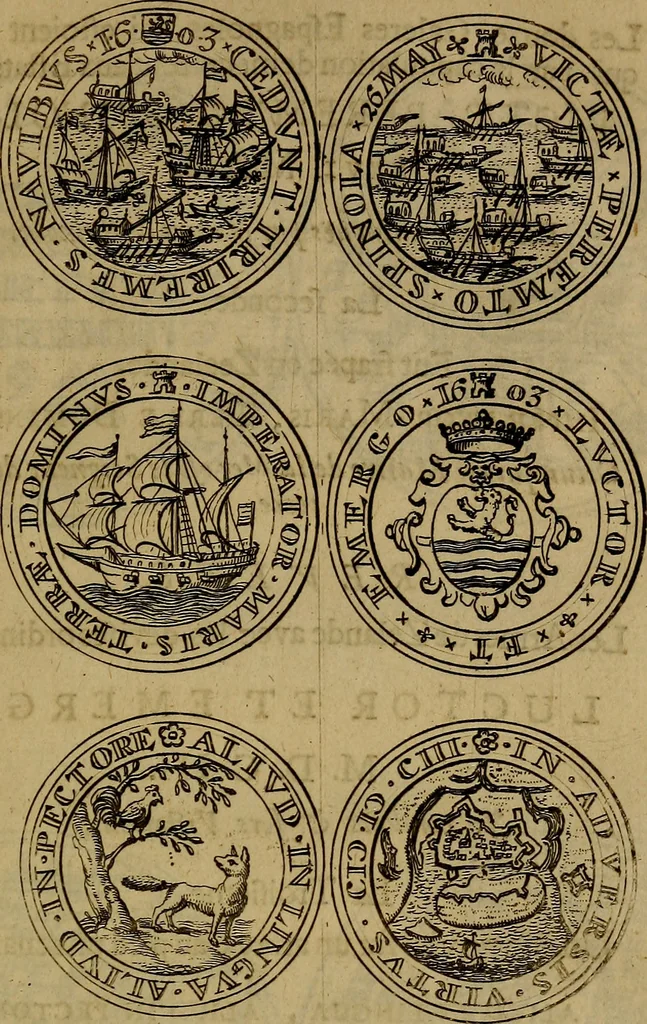 An illustration from Histoire metallique de la republique de Hollande., 1688, leaf 254