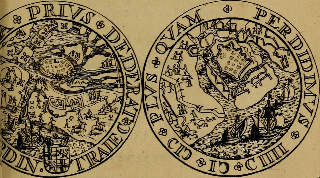 An illustration from Histoire metallique de la republique de Hollande., 1688, leaf 262