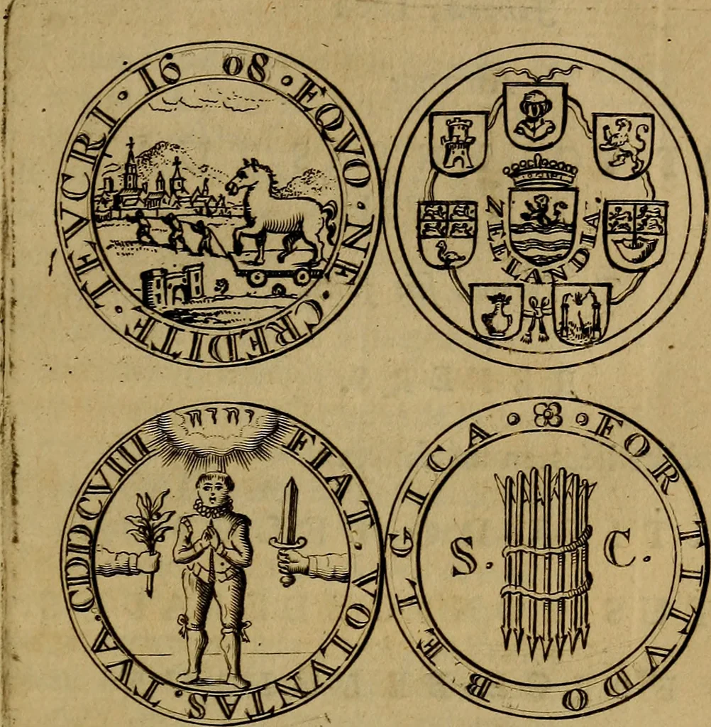 An illustration from Histoire metallique de la republique de Hollande., 1688, leaf 272