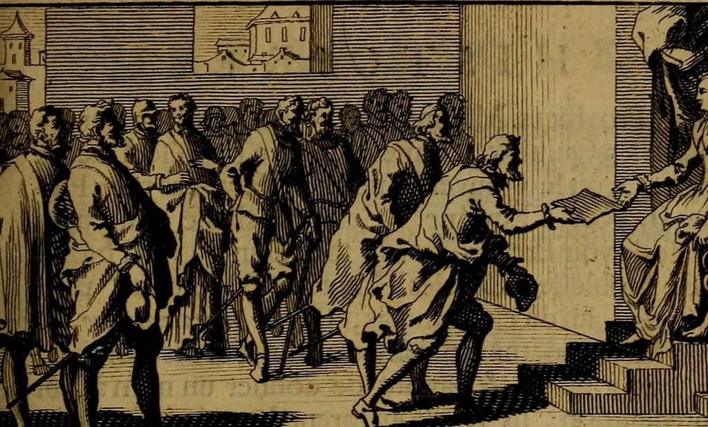 An illustration from Histoire metallique de la republique de Hollande., 1688, leaf 34