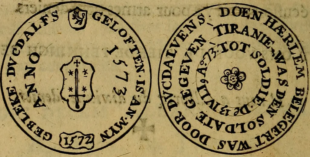 An illustration from Histoire metallique de la republique de Hollande., 1688, leaf 65