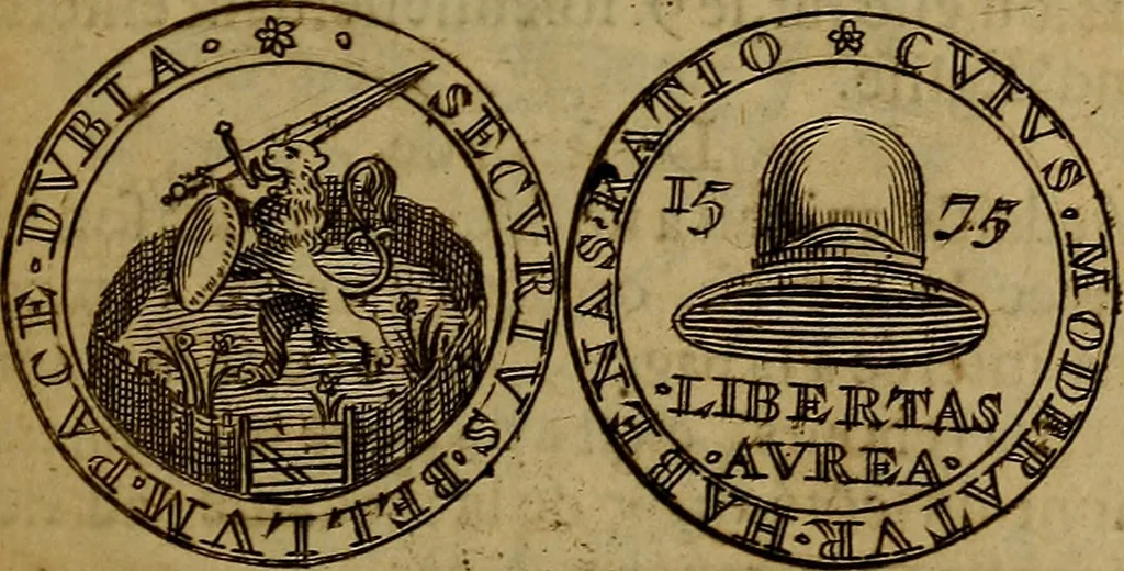 An illustration from Histoire metallique de la republique de Hollande., 1688, leaf 90