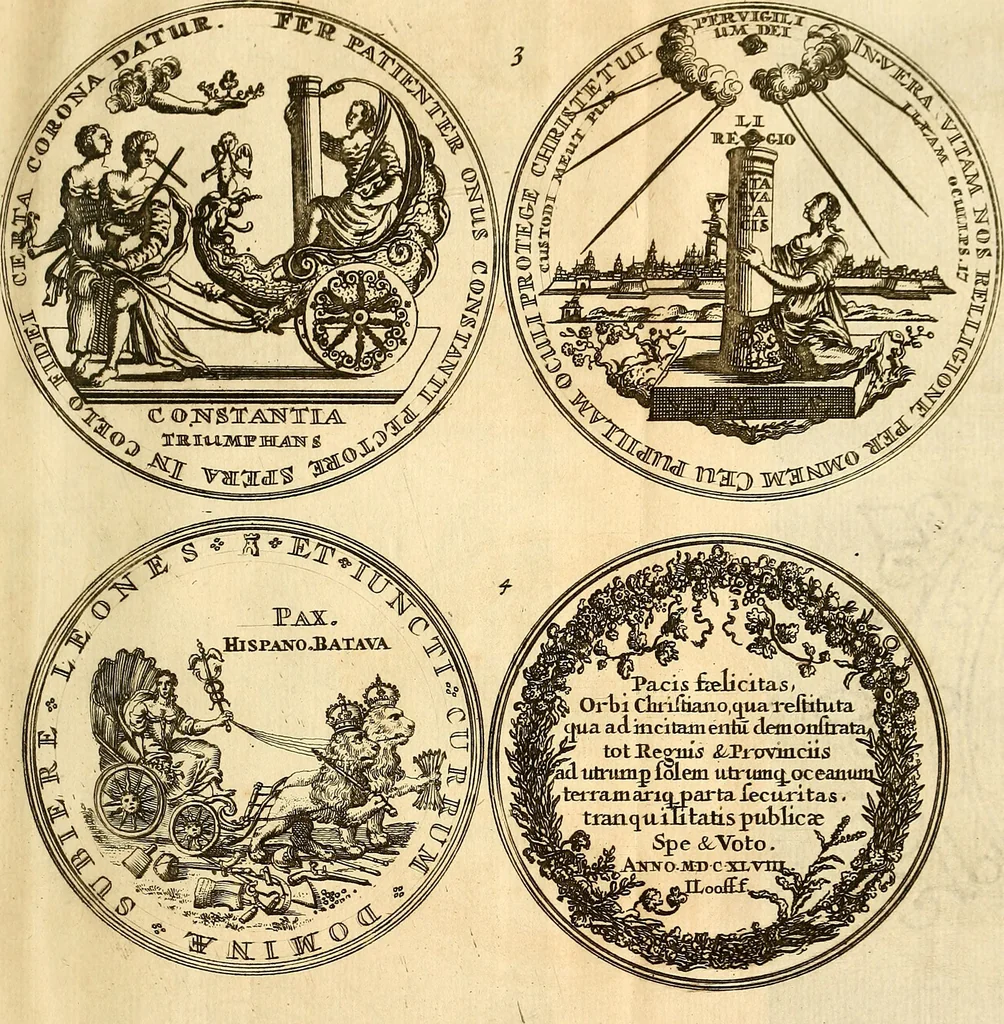 An illustration from Histoire metallique de la republique de Hollande., 1688, leaf 106