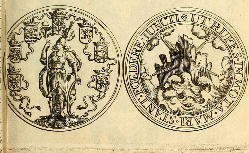 An illustration from Histoire metallique de la republique de Hollande., 1688, leaf 140