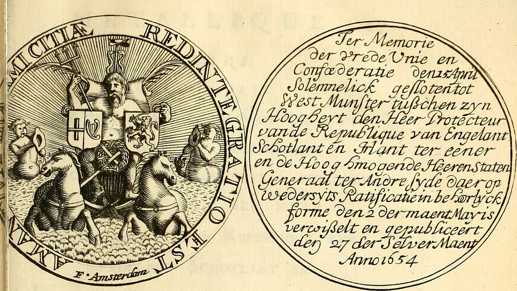 An illustration from Histoire metallique de la republique de Hollande., 1688, leaf 146