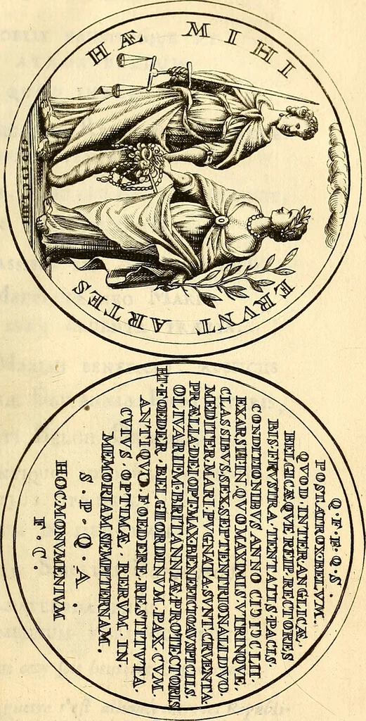 An illustration from Histoire metallique de la republique de Hollande., 1688, leaf 150