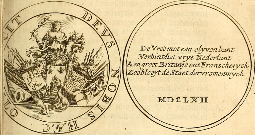An illustration from Histoire metallique de la republique de Hollande., 1688, leaf 190