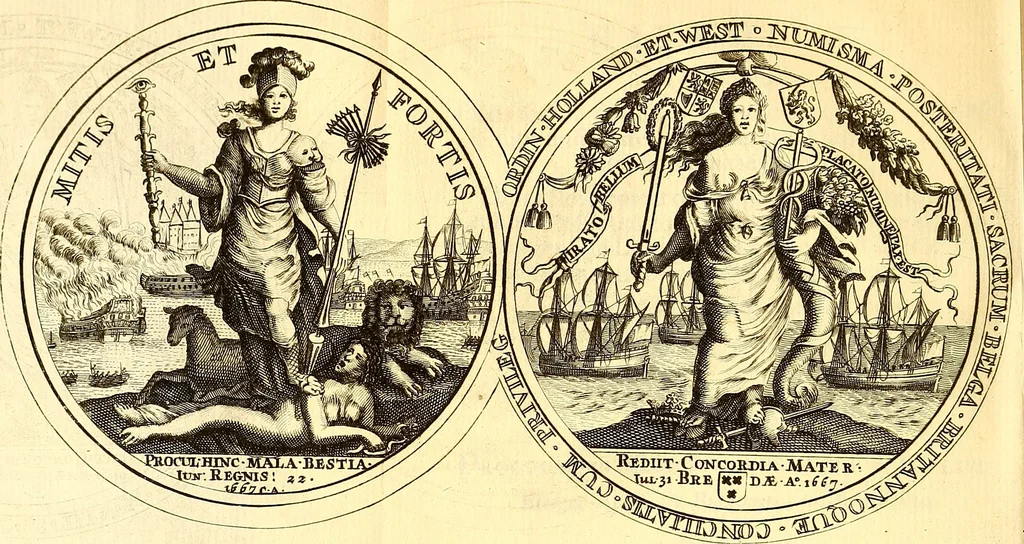 An illustration from Histoire metallique de la republique de Hollande., 1688, leaf 209