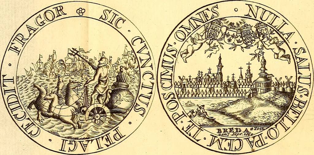 An illustration from Histoire metallique de la republique de Hollande., 1688, leaf 211