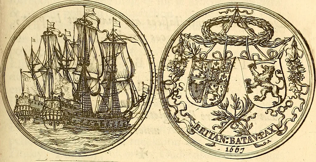 An illustration from Histoire metallique de la republique de Hollande., 1688, leaf 214