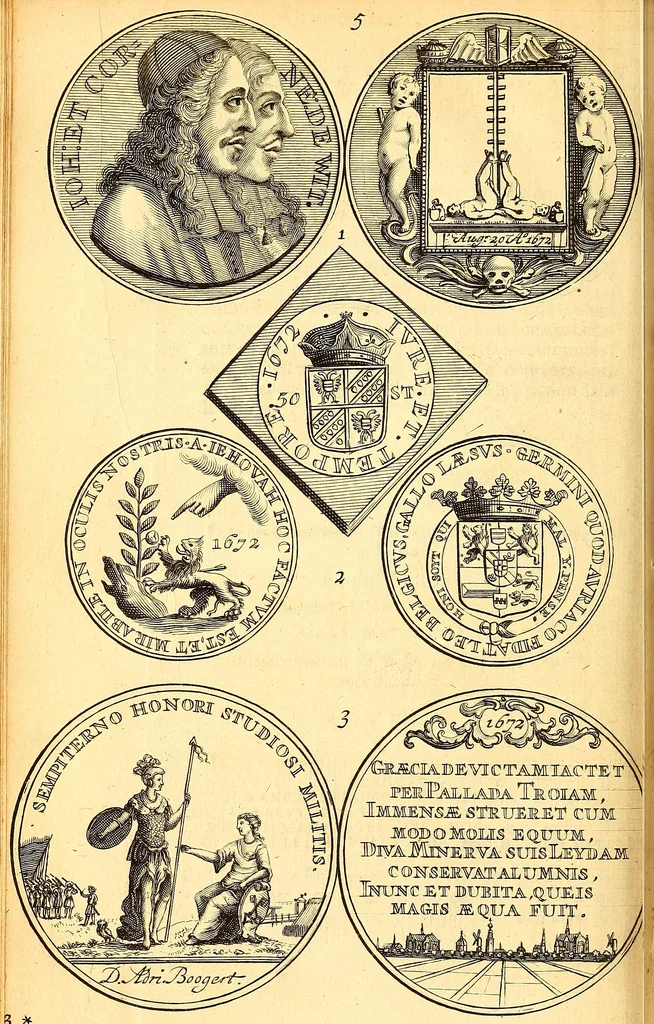 An illustration from Histoire metallique de la republique de Hollande., 1688, leaf 243