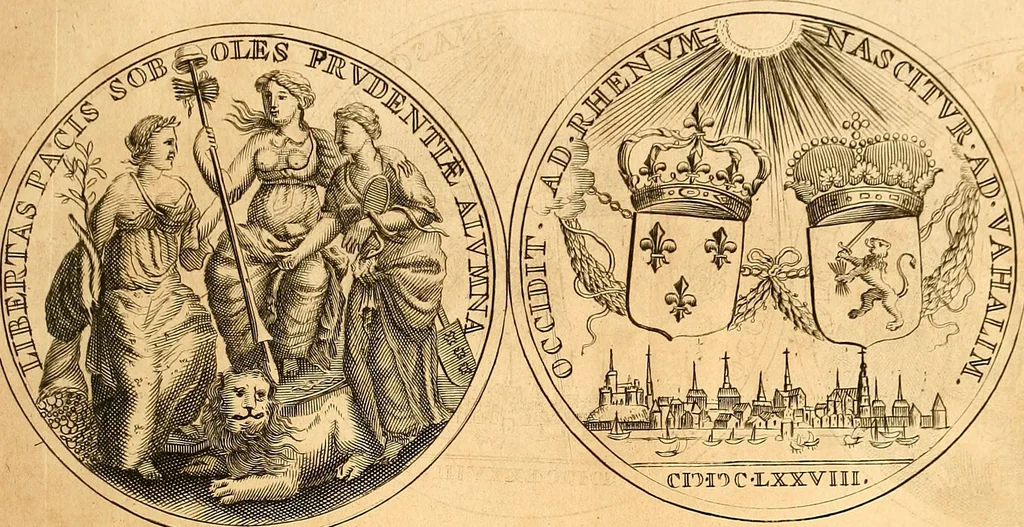 An illustration from Histoire metallique de la republique de Hollande., 1688, leaf 290