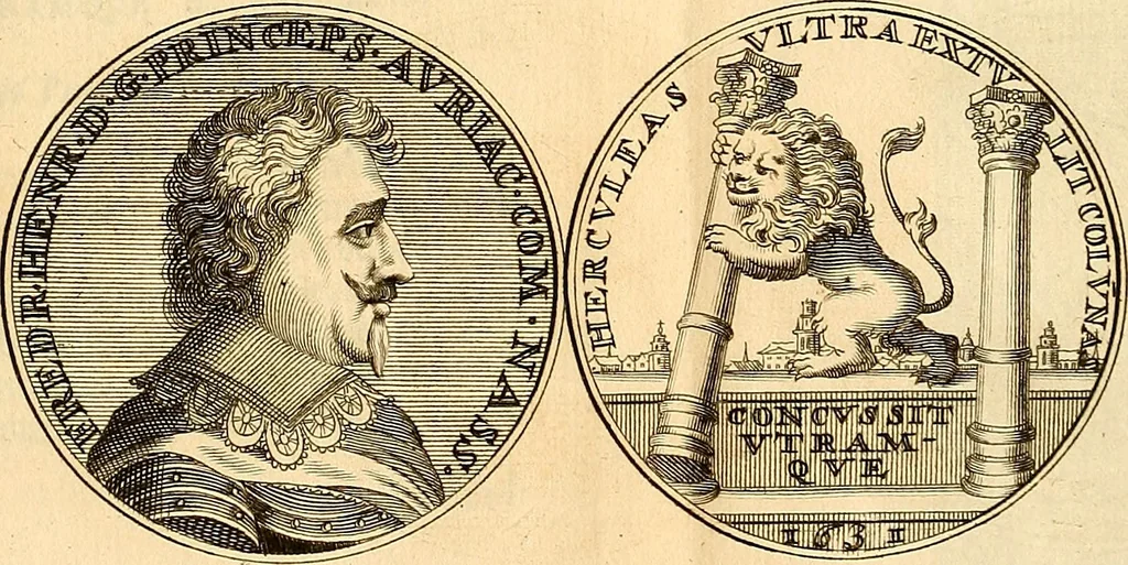 An illustration from Histoire metallique de la republique de Hollande., 1688, leaf 42