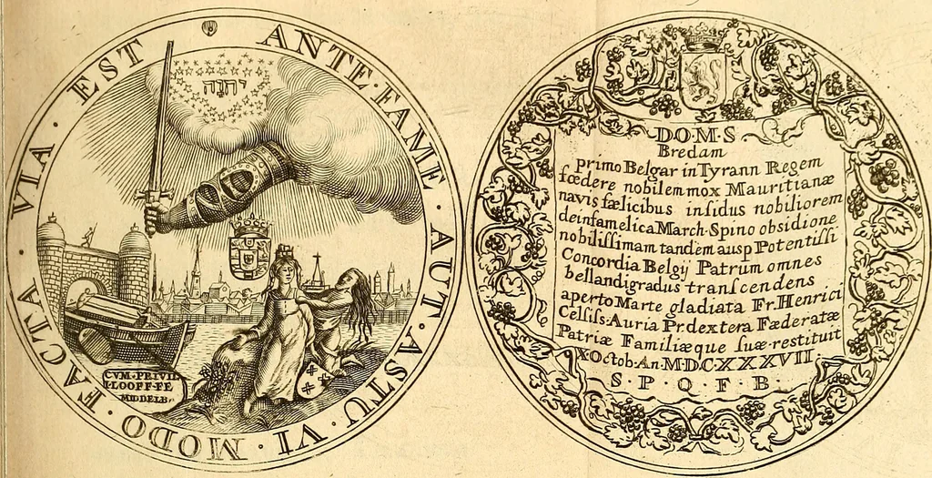 An illustration from Histoire metallique de la republique de Hollande., 1688, leaf 64