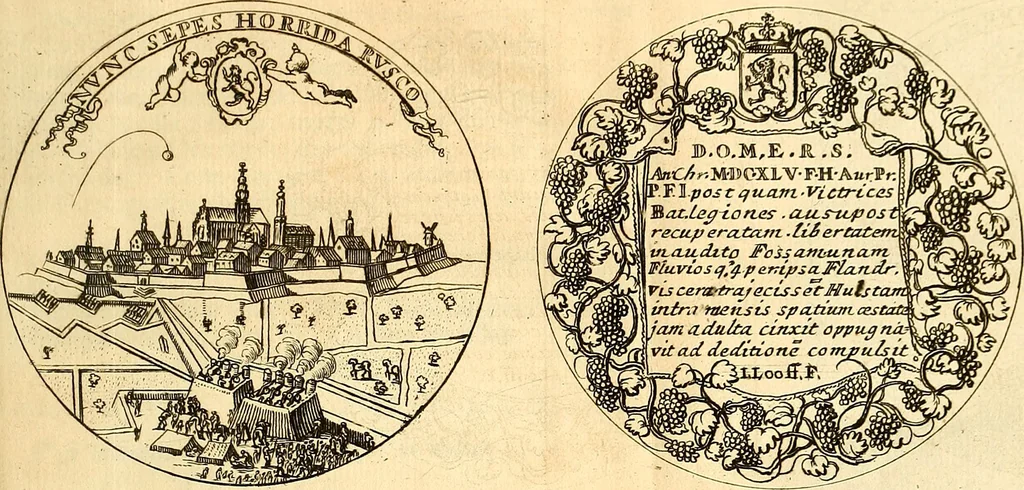 An illustration from Histoire metallique de la republique de Hollande., 1688, leaf 90
