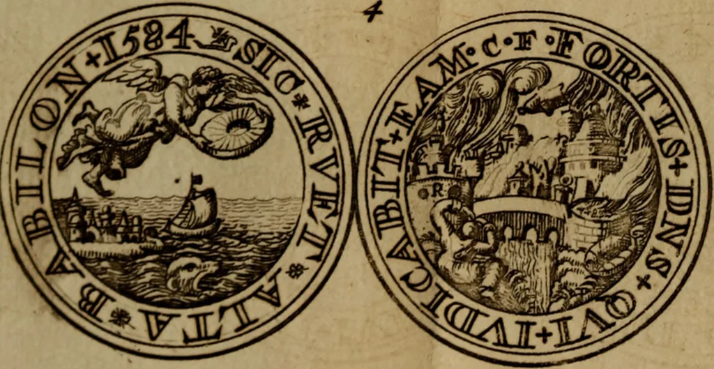 An illustration from Histoire metallique de la republique de Hollande., 1688, leaf 147