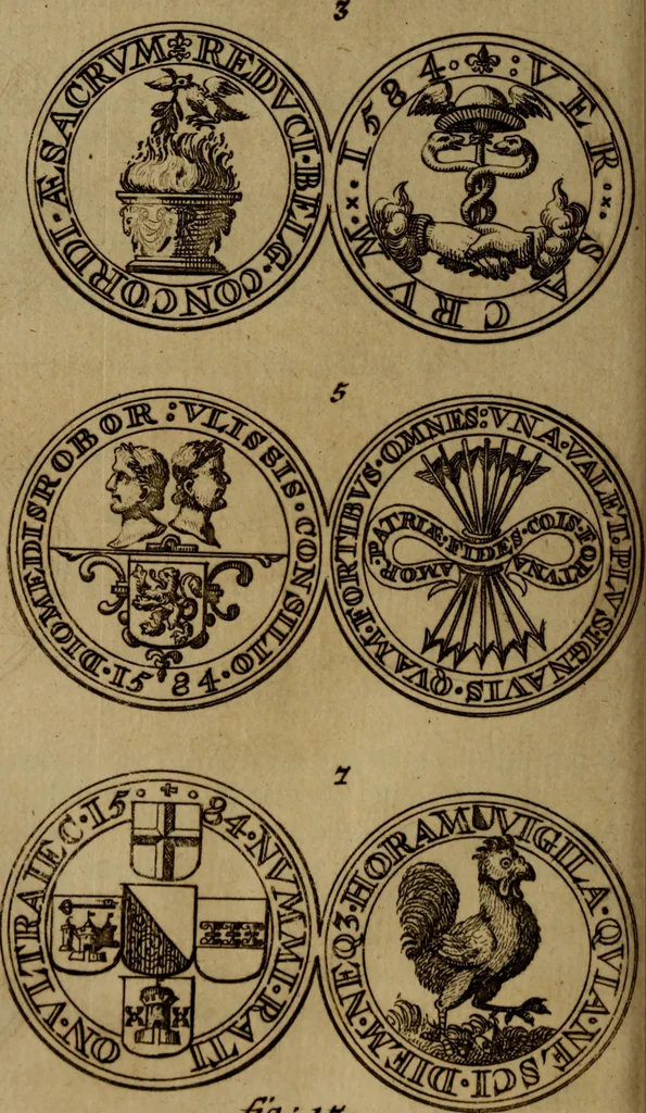 An illustration from Histoire metallique de la republique de Hollande., 1688, leaf 147