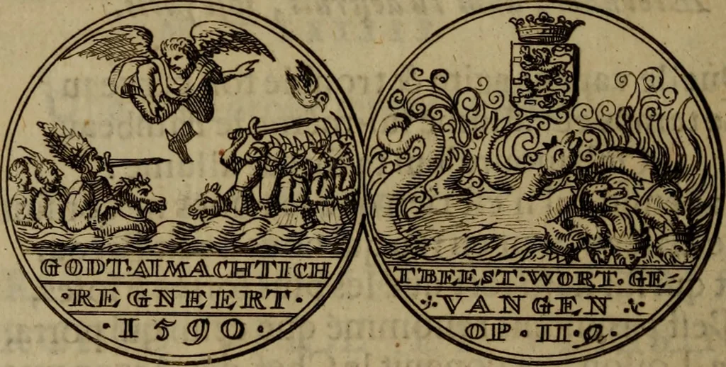 An illustration from Histoire metallique de la republique de Hollande., 1688, leaf 183