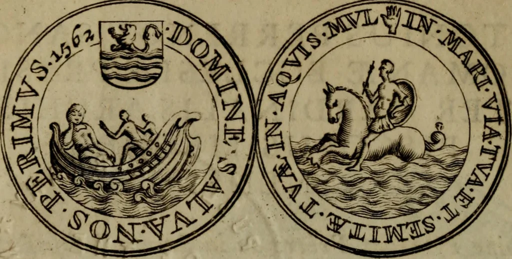 An illustration from Histoire metallique de la republique de Hollande., 1688, leaf 19