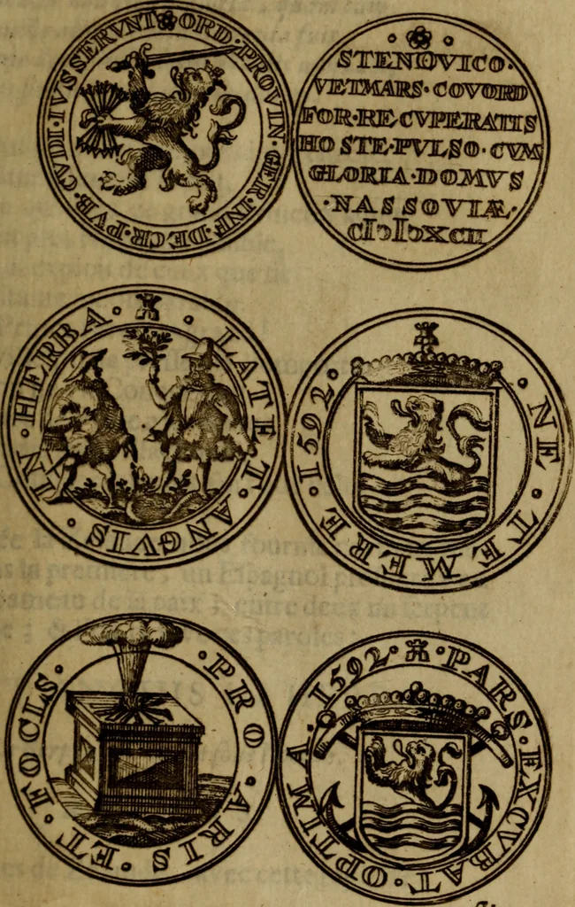 An illustration from Histoire metallique de la republique de Hollande., 1688, leaf 190
