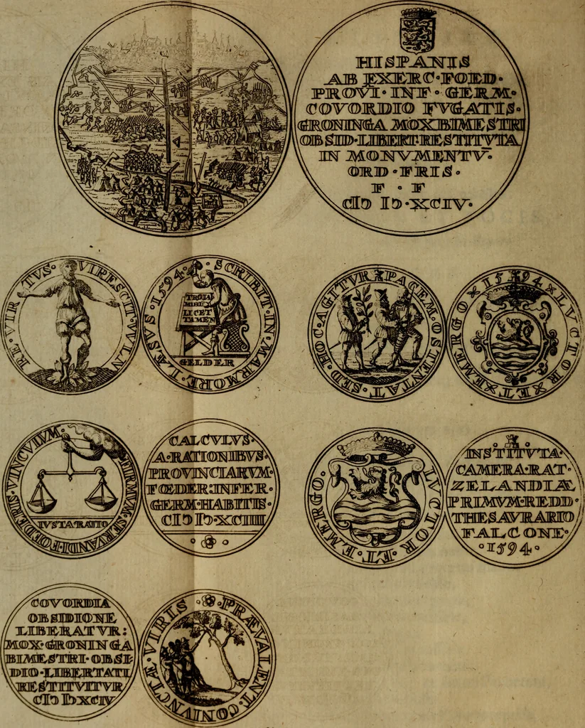 An illustration from Histoire metallique de la republique de Hollande., 1688, leaf 195