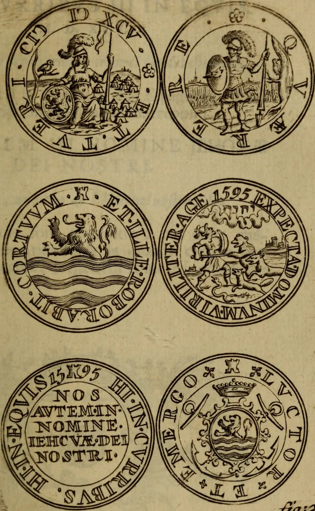 An illustration from Histoire metallique de la republique de Hollande., 1688, leaf 202