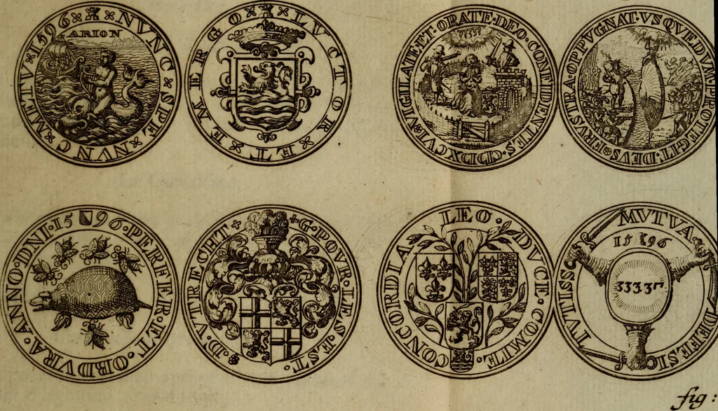 An illustration from Histoire metallique de la republique de Hollande., 1688, leaf 206