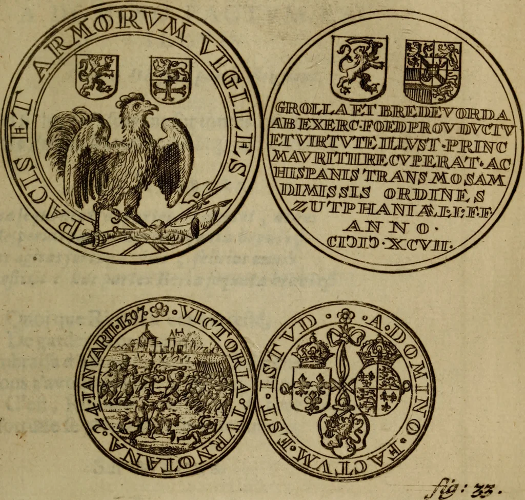 An illustration from Histoire metallique de la republique de Hollande., 1688, leaf 212